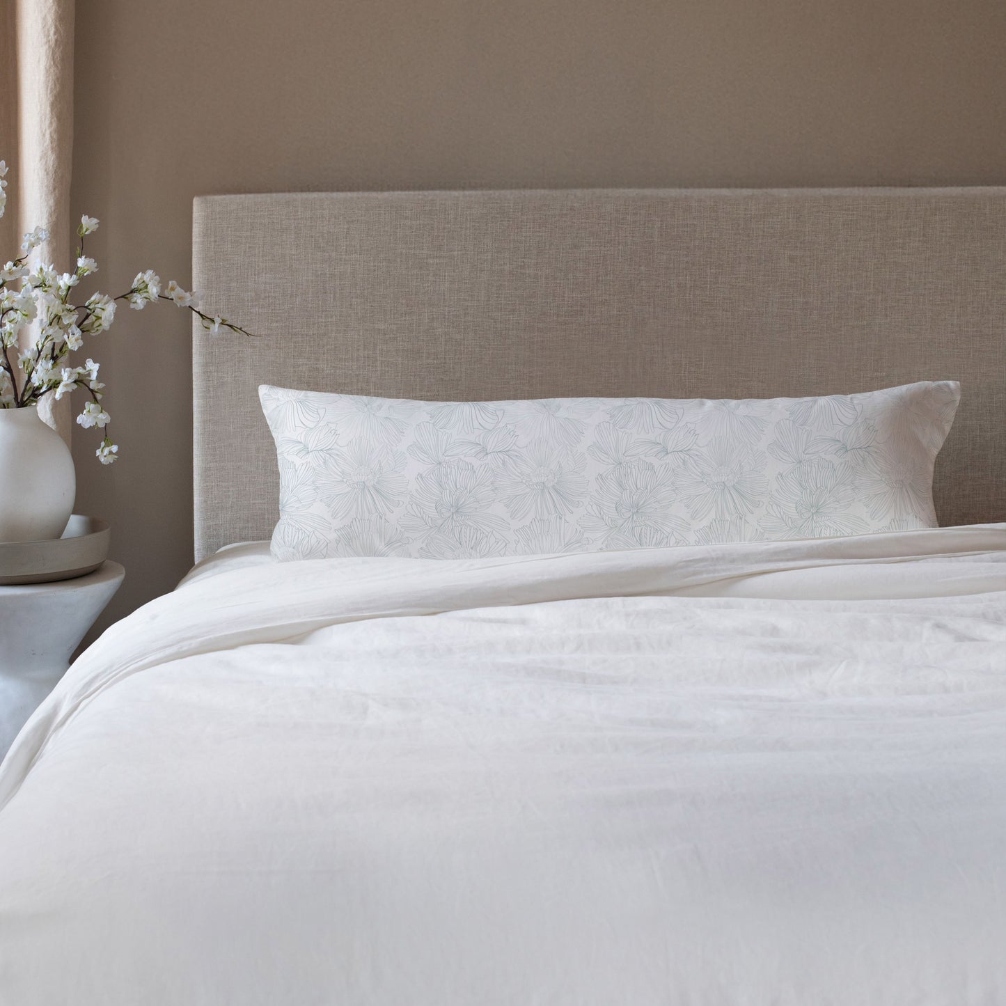 16" x 44" French Linen Body Pillow