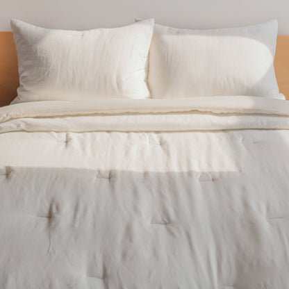 French Linen Comforter & Sham Set