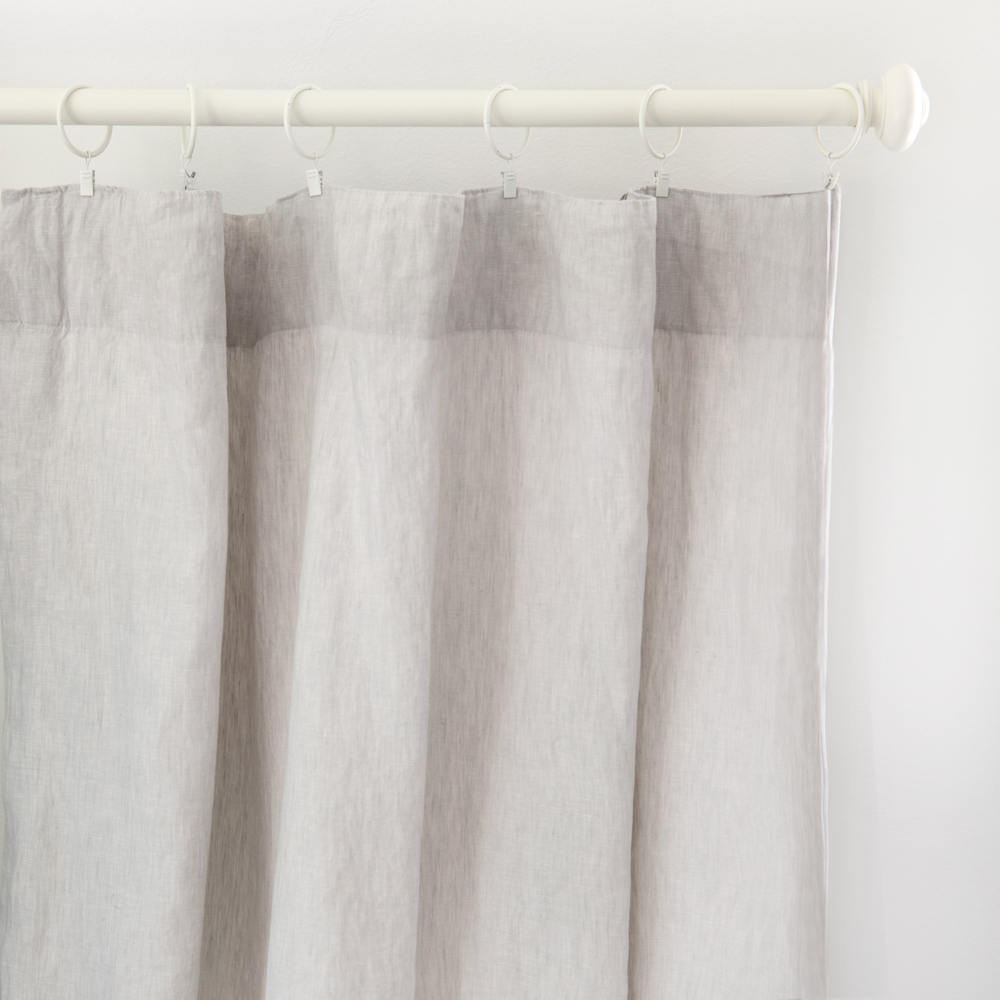 100% French Linen Window Curtains