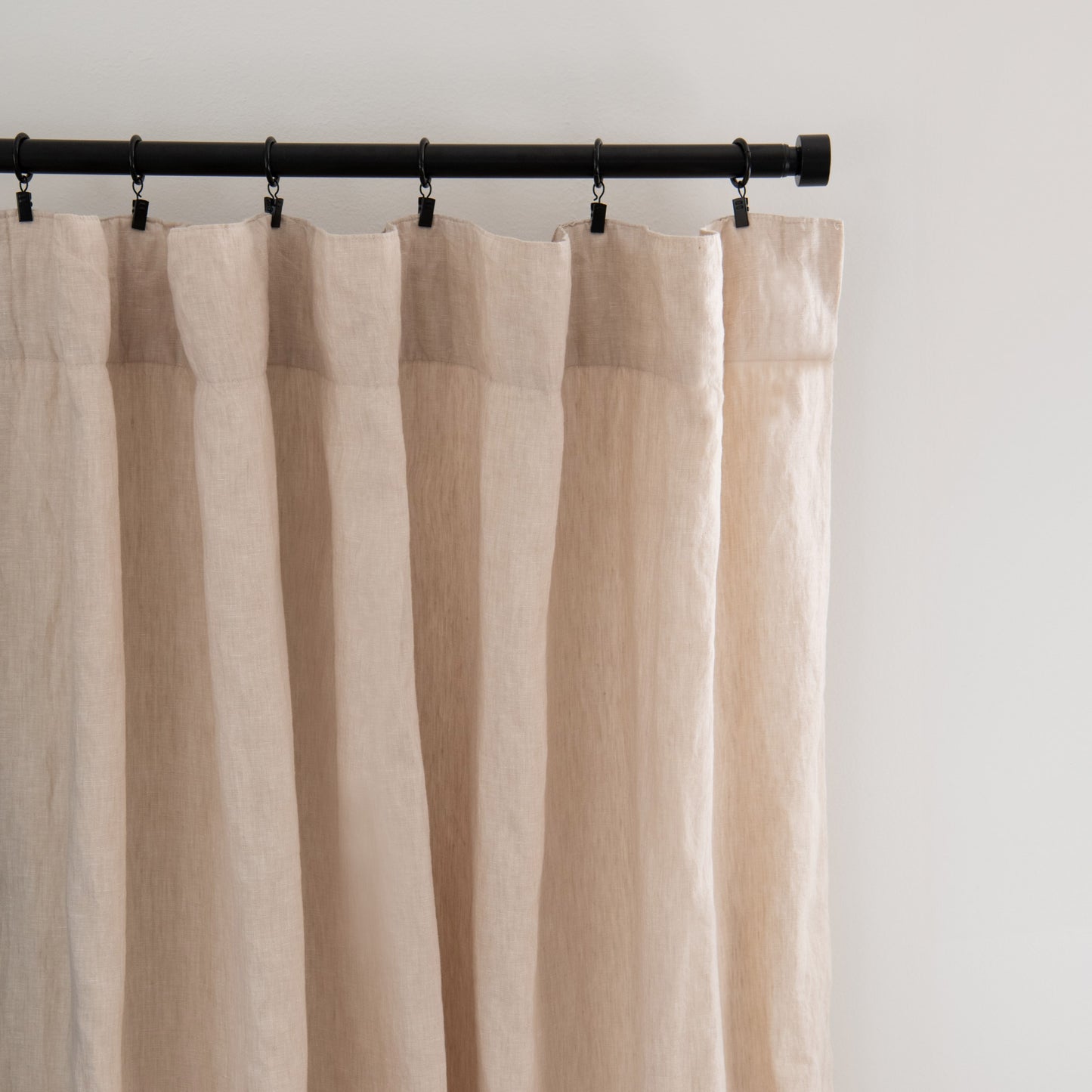 100% French Linen Window Curtains