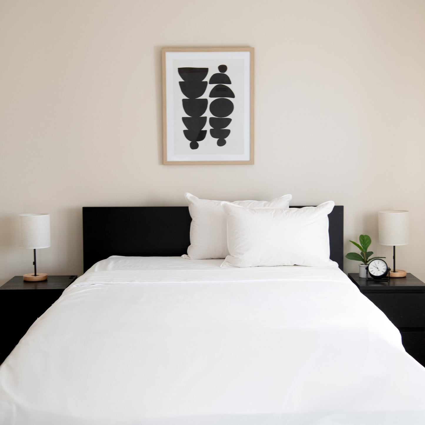 2 Pack Down & Feather Chamber Bed Pillow