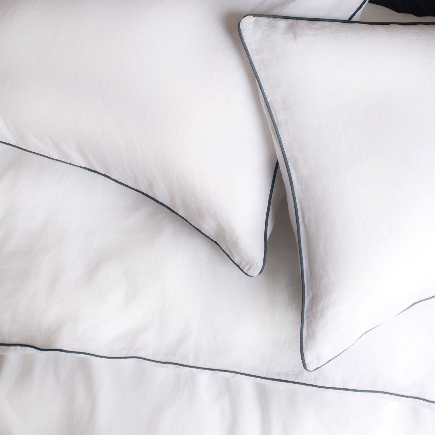 100% French Linen Pillowcase Set