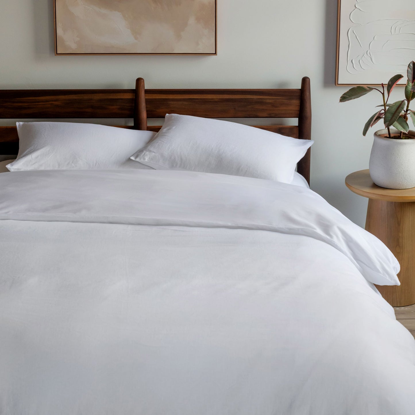 French Linen and Cotton Duvet Cover & Sham Set
