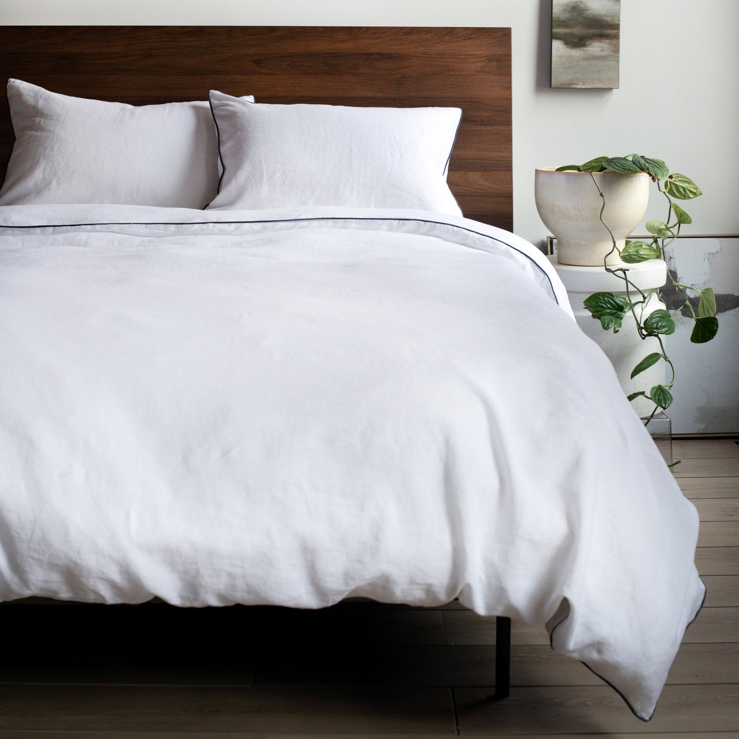 100% French Linen Duvet Cover & Sham Set