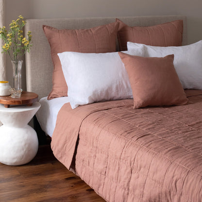 20" x 20" French Linen Pillow with Removable Sham