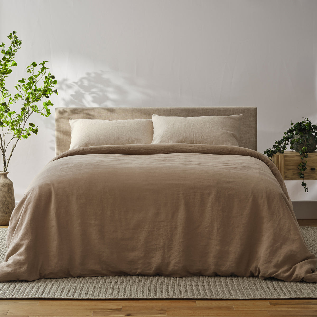 100% French Linen Duvet Cover by BOKSER HOME