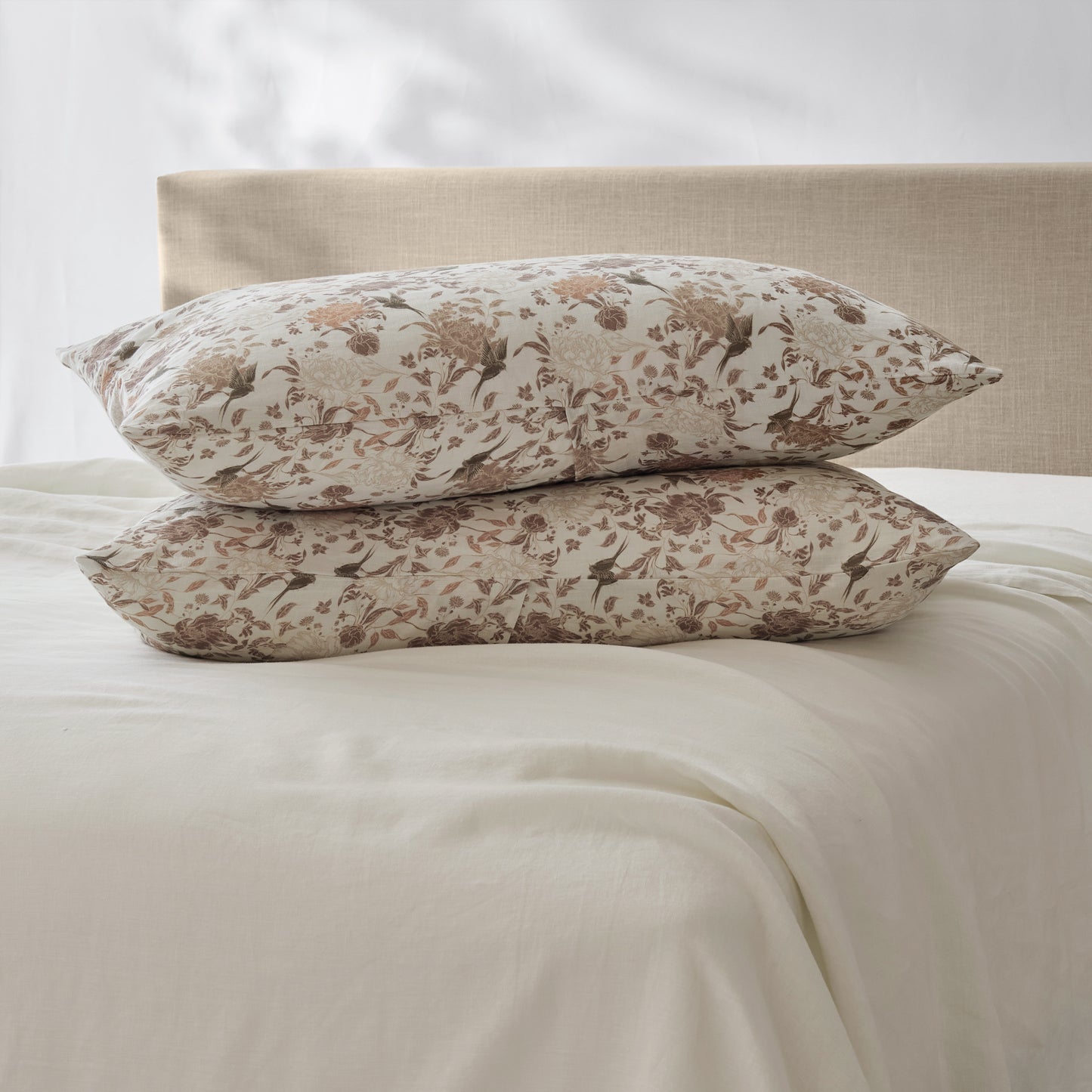 100% French Linen Pillowcase Set