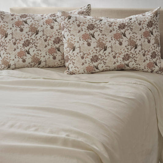 100% French Linen Pillowcase Set