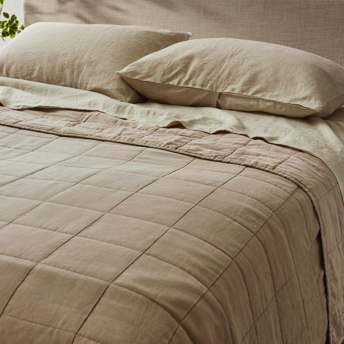 French Linen Quilt