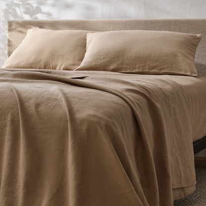 100% French Linen Pillowcase Set