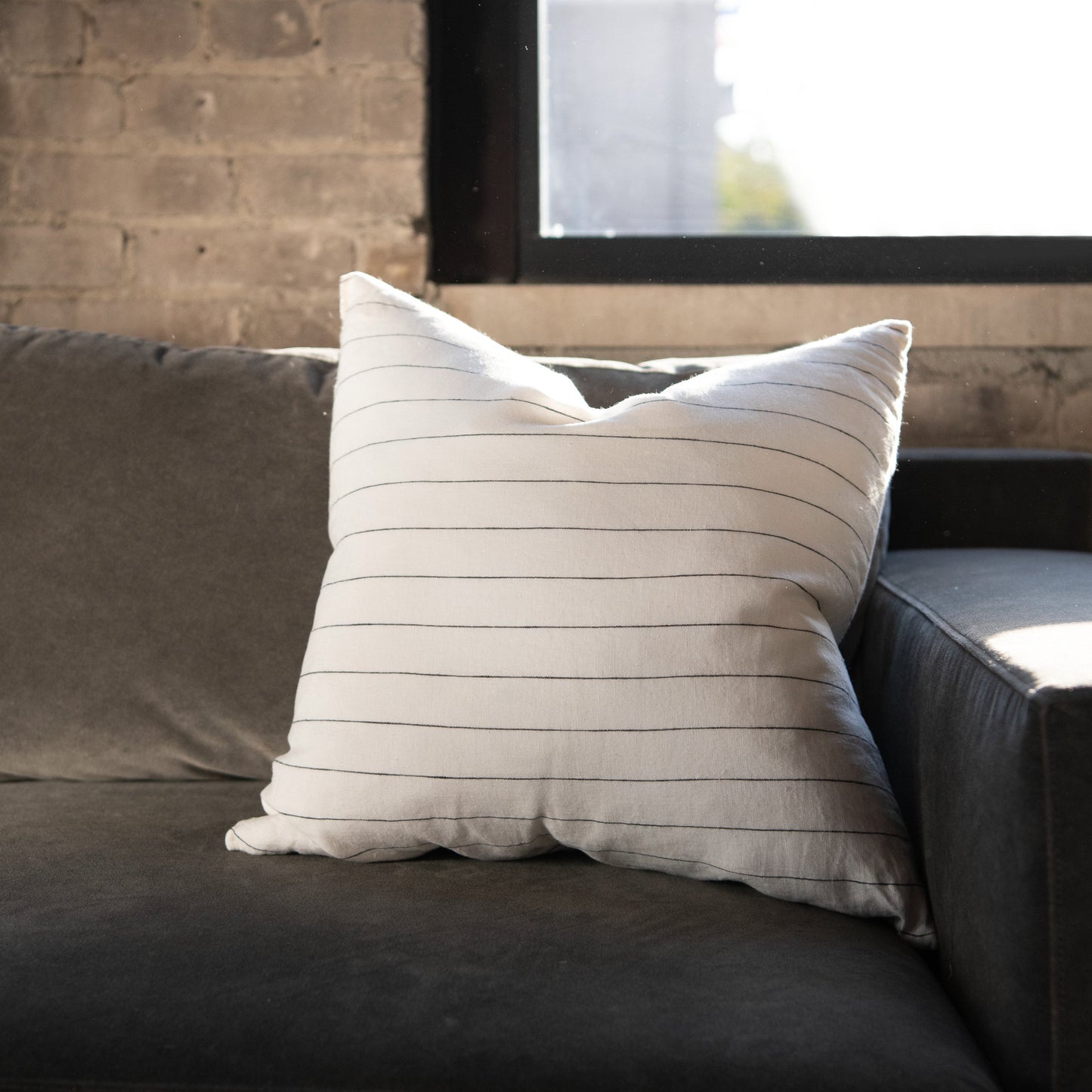 French Linen Decorative Throw Pillow