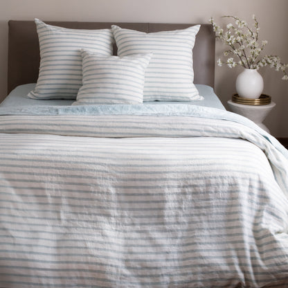 20" x 20" French Linen Pillow with Removable Sham