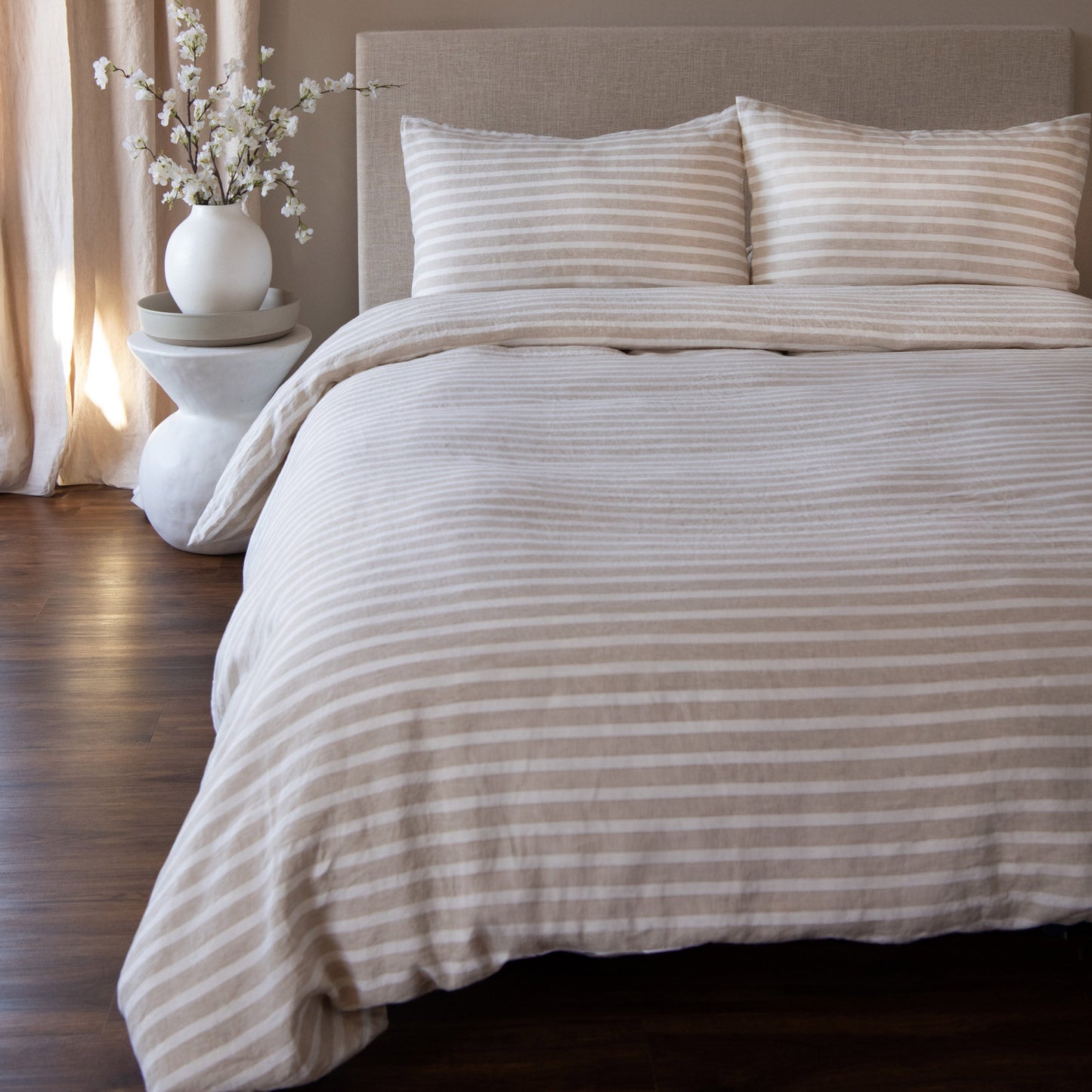 100% French Linen Duvet Cover & Sham Set