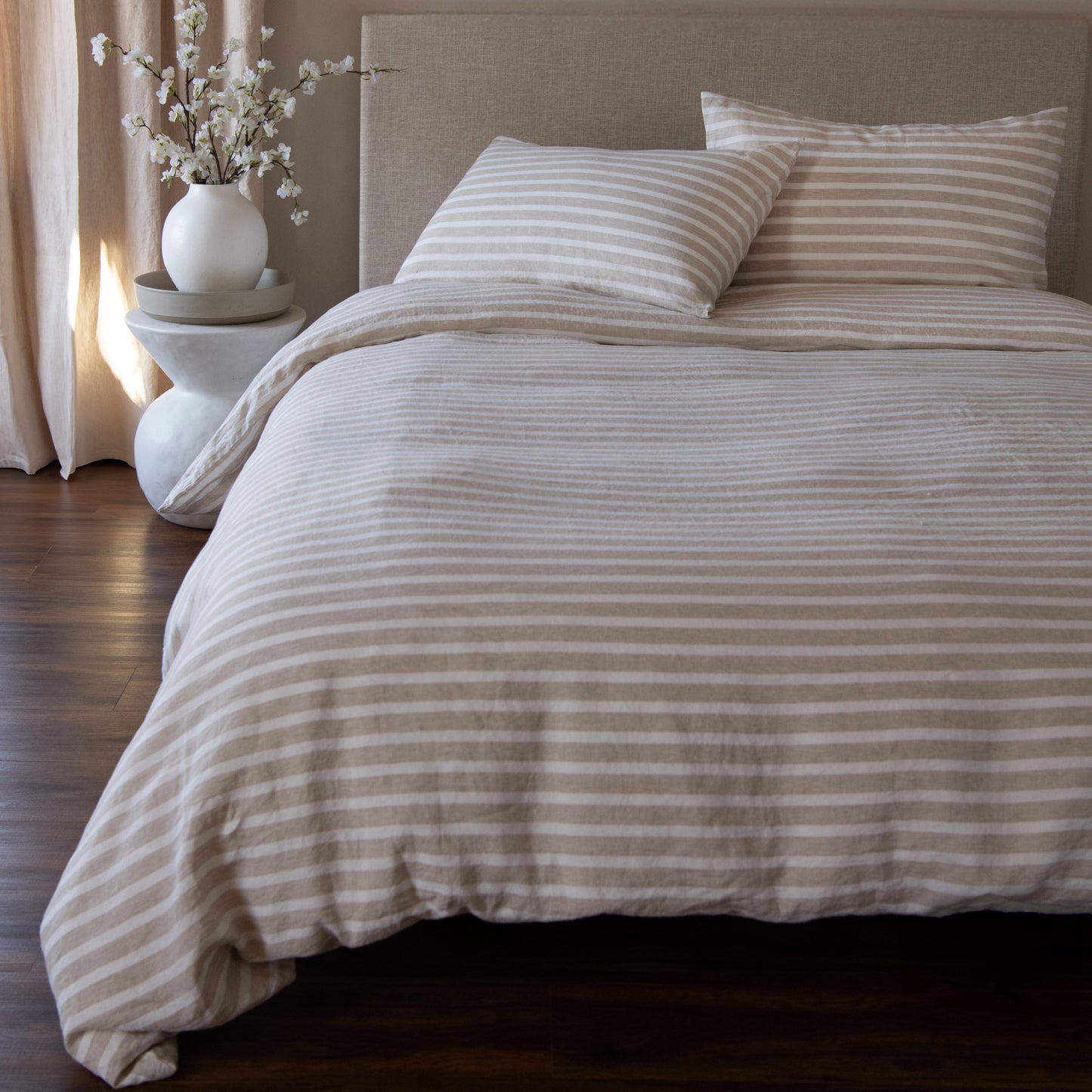 100% French Linen Duvet Cover & Sham Set
